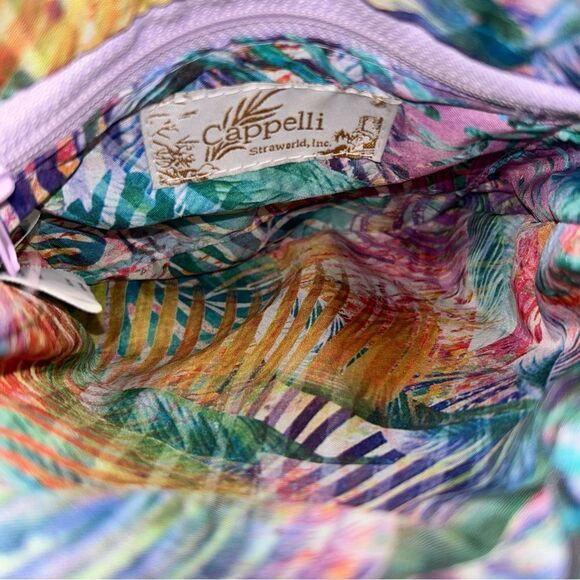 Cappelli Straworld Tropical Print Crossbody Shoulder Purse Bag - Picture 5 of 9